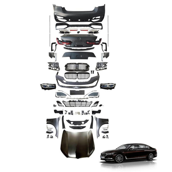 Old To New Body Kit For BMW 7 Series F02 To 2021 M760 Deluxe