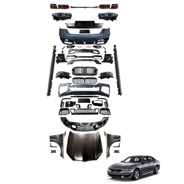 Old To New Body Kit For BMW 7Series G12 To 2021 M760
