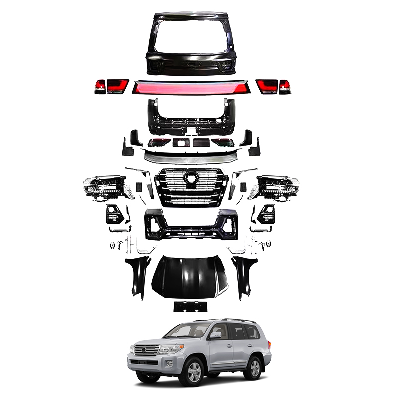 Body Kit Facelift Conversion Headlight Body Kit For Land Cruiser 2008-2015 Upgrade To Volcano Edition