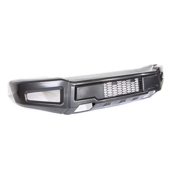 Compatible with Front Bumper Cover 2018-2021 F150 New Primed with Car Light Holes.