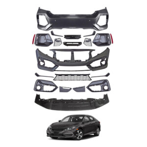 Si Style Body Kit For Honda Civici 2016-2023 Car Bumper Body Kit