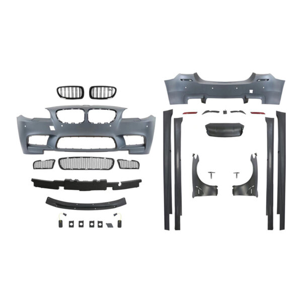 Body Kit With Exhaust For BMW 5 Series F10 F18 Modified To M5