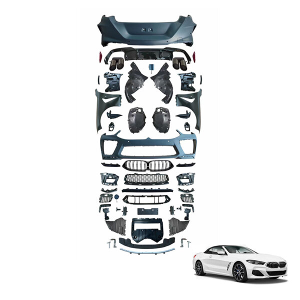 M8 Style Body Kit For BMW 8 Series G14 G15 2018- Front Bumper Rear Bumper Fender Main Grill