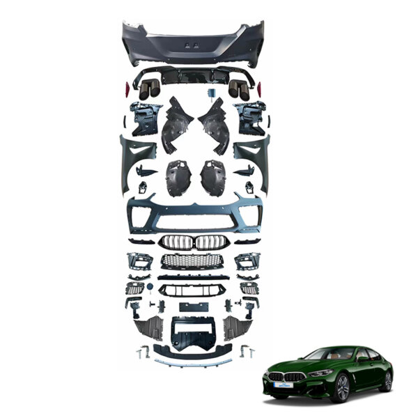 M8 Style Conversion Body Kit For BMW 8 Series G16 2018-2023 Bumper Rear Diffuser