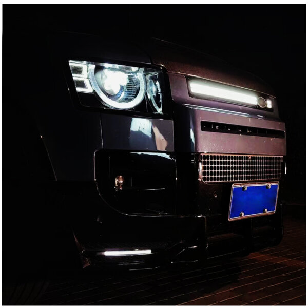 Grille With Led Light For Land Rover Defender 90 110 2020-2023
