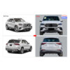 GLE53 AMG Body Kit For Mersedes Benz GLE 2024+ Full Conversion