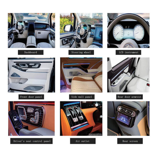 Interior Accessories For Mercedes Benz V260 Vito W447 Dashboard Trim Panel Car Seats