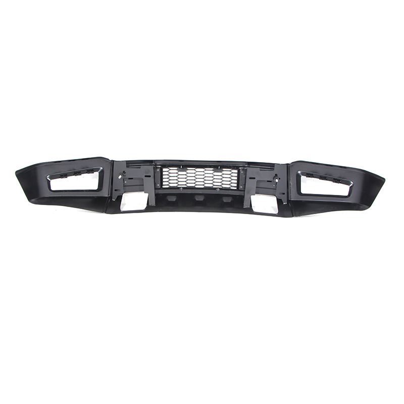 Compatible with Front Bumper Cover 2018-2021 F150 New Primed with Car Light Holes.