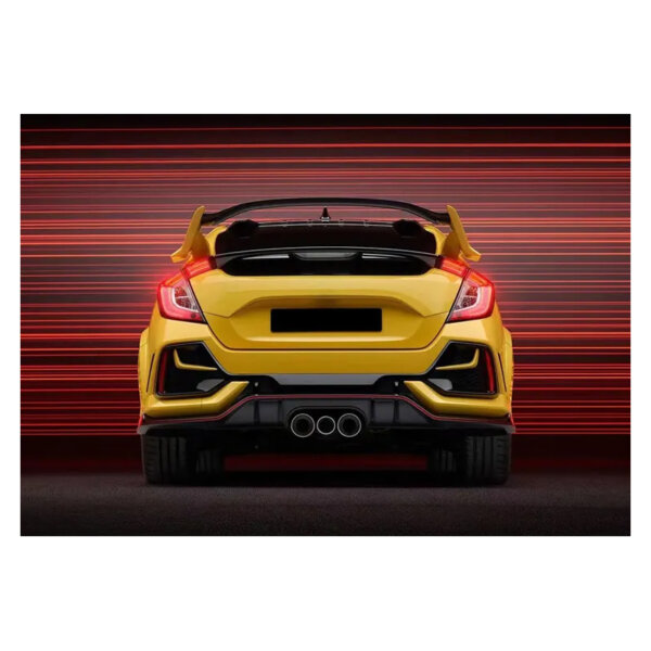 Type-r Style Rear Bumper Diffuser For Honda Civic Hatchback Car Auto Parts