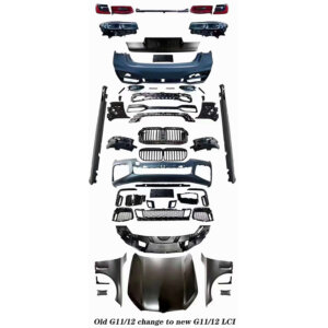 Car Bumper Full Body Kit For BMW 750 G11 Gloss Black
