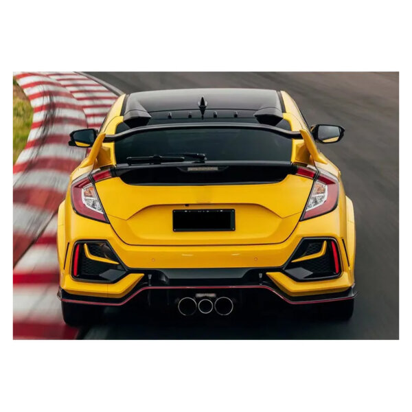 Type-r Style Rear Bumper Diffuser For Honda Civic Hatchback Car Auto Parts