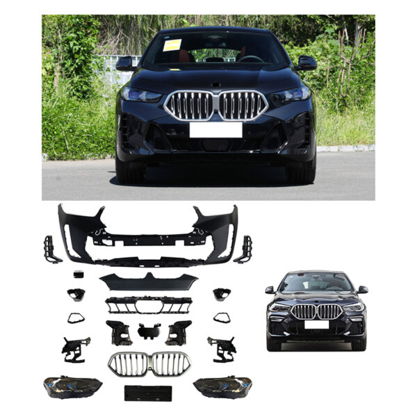 Body Kit for BMW X6 G06 LCI 2019-2022 Upgrade to X6 2023 M-TECH Body Kit
