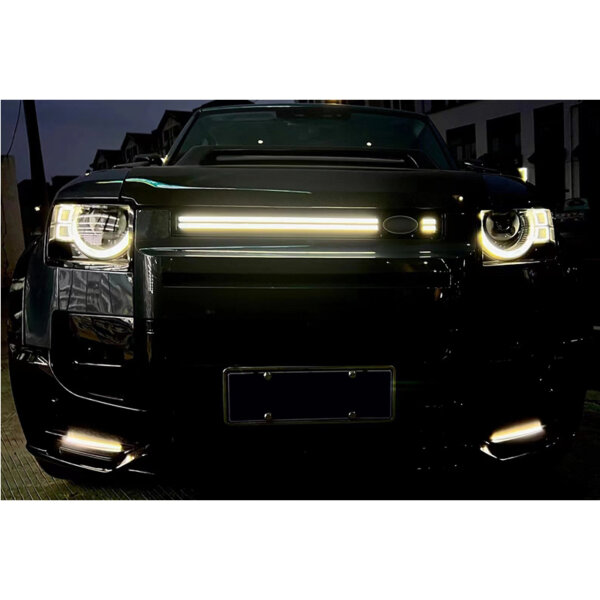 Grille With Led Light For Land Rover Defender 90 110 2020-2023