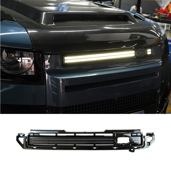 Grille With Led Light For Land Rover Defender 90 110 2020-2023
