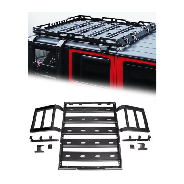 Cargo Rack Basket Compatible for Jeep Wrangle Jk Heavy Duty