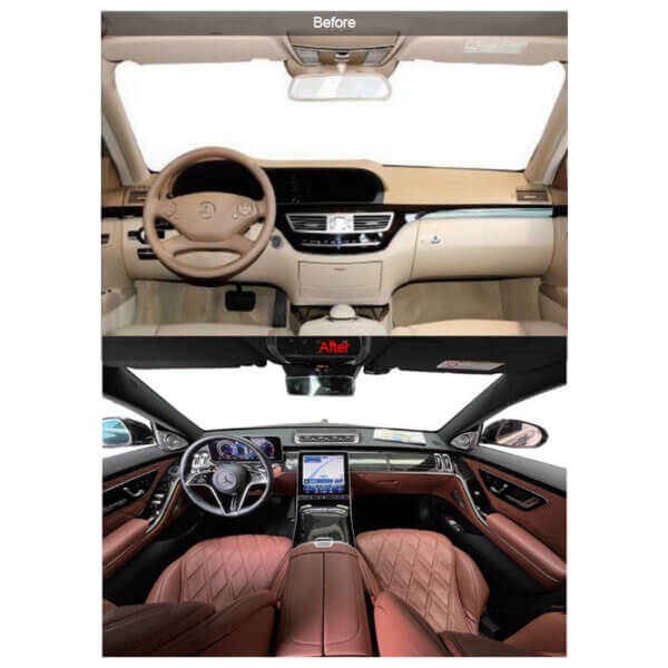 Interior Accessories Dashboard Trim Panel Car Seats For Mercedes Benz S Class W221 To W223