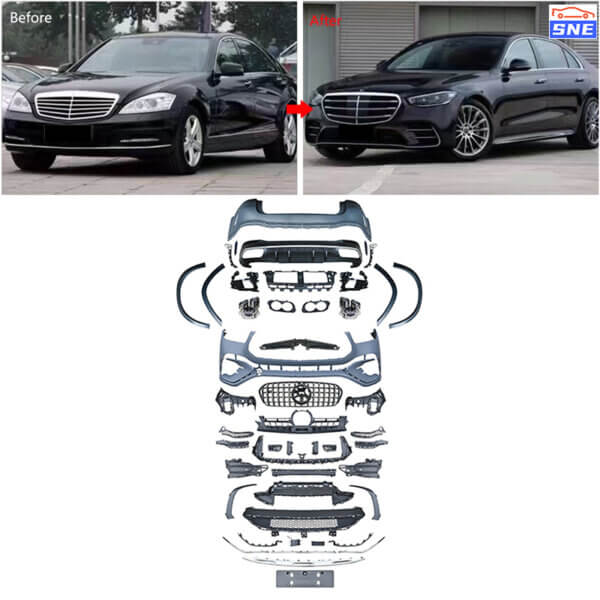 W223 S450 Sport Type Conversion Body Kit For Mersedes-Benz S Class W221