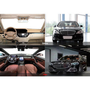 Interior Accessories Dashboard Trim Panel Car Seats For Mercedes Benz S Class W221 To W223